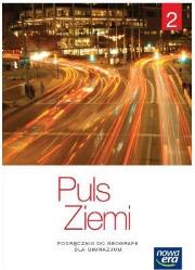 Geografia GIM 2 Puls Ziemi Podr. NE. Autor: Dobosik Bożena, Hibszer Adam, Soja Józef. Dadada.pl Okładka książki Geografia GIM 2 Puls Ziemi Podr. NE