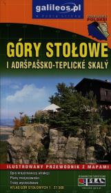 Góry Stołowe ilustrowany przewodnik z mapami. Autor: praca zbiorwa. Dadada.pl Okładka książki Góry Stołowe ilustrowany przewodnik z mapami
