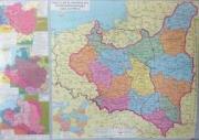Okładka książki Historia Polski szkolna mapa ścienna dwustronna