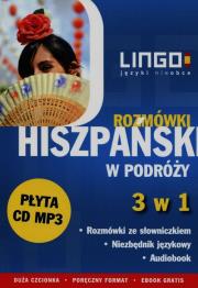 Hiszpański w podróży Rozmówki 3 w 1 + CD. Autor: Jannasz Justyna. Dadada.pl Okładka książki Hiszpański w podróży Rozmówki 3 w 1 + CD