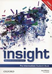 INSIGHT PRE-INTERMEDIATE SB PL wyd.2015. Autor: Jayne Wildman, Fiona Beddall. Dadada.pl Okładka książki INSIGHT PRE-INTERMEDIATE SB PL wyd.2015
