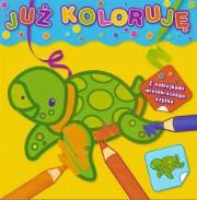 Okładka książki Już koloruję - żółta żółwik