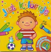 Okładka książki Już koloruję żółta