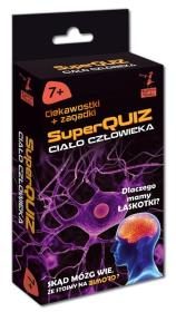 Okładka książki Kapitan Nauka. SuperQuiz - Ciało człowieka