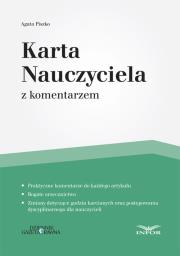 Karta Nauczyciela z komentarzem. Autor: Agata Piszko. Dadada.pl Okładka książki Karta Nauczyciela z komentarzem