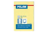 Karteczki milan samoprzylepne 50x76 mm żółte 10 sztuk. Wydawca: MILAN. Dadada.pl Opakowanie Karteczki milan samoprzylepne 50x76 mm żółte 10 sztuk