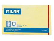 Karteczki milan samoprzylepne 76x127 mm żółte 10 sztuk. Wydawca: MILAN. Dadada.pl Opakowanie Karteczki milan samoprzylepne 76x127 mm żółte 10 sztuk