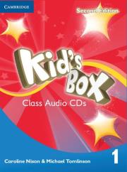 Kid's Box 1 Class Audio 4CD. Autor: Nixon Caroline, Tomlinson Michael. Dadada.pl Okładka książki Kid's Box 1 Class Audio 4CD