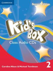 Kid's Box 2 Class Audio 4CD. Autor: Nixon Caroline, Tomlinson Michael. Dadada.pl Okładka książki Kid's Box 2 Class Audio 4CD