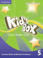 Kid's Box 5 Class Audio 3CD. Autor: Nixon Caroline, Tomlinson Michael. Dadada.pl Okładka książki Kid's Box 5 Class Audio 3CD
