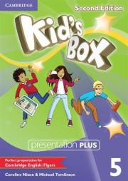 Kid's Box 5 Presentation Plus. Autor: Nixon Caroline, Tomlinson Michael. Dadada.pl Okładka książki Kid's Box 5 Presentation Plus