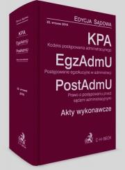 Kodeks postępowania administracyjnego Postępowanie egzekucyjne w administracji Prawo o postępowaniu przed sądami administracyjnymi Akty wykonawcze. Autor: Flisek Aneta. Dadada.pl Okładka książki Kodeks postępowania administracyjnego Postępowanie egzekucyjne w administracji Prawo o postępowaniu przed sądami administracyjnymi Akty wykonawcze