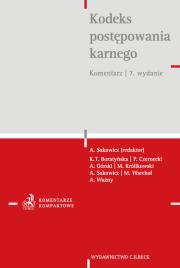 Kodeks postępowania karnego. Komentarz. Autor: dr Katarzyna T. Boratyńska, dr Paweł Czarnecki. Dadada.pl Okładka książki Kodeks postępowania karnego. Komentarz