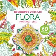 Okładka książki Kolorowanka z origami Flora