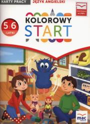 Kolorowy start 5 i 6 - latki Język angielski Karty pracy. Autor: Wodzicka-Dondziłło Ewa. Dadada.pl Okładka książki Kolorowy start 5 i 6 - latki Język angielski Karty pracy