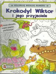 Opakowanie Koloruję wg numeru - Krokodyl Wiktor...