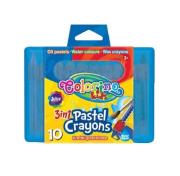 Kredki pastelowe Colorino Kids 10 kolorów. Wydawca: Patio. Dadada.pl Opakowanie Kredki pastelowe Colorino Kids 10 kolorów