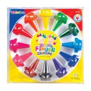 Opakowanie Kredki świecowe Colorino Zwierzątka na palec 12 kolorów