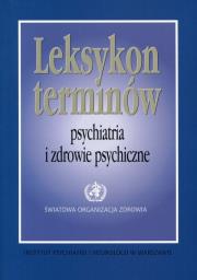 Opakowanie Leksykon terminów Psychiatria i zdrowie psychiczne