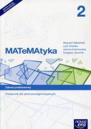 MATeMAtyka 2 Podręcznik Zakres podstawowy Szkoła ponadgimnazjalna LO 2 ZP. Autor: Babiański Wojciech, Chańko Lech, Czarnowska Joanna. Dadada.pl Okładka książki MATeMAtyka 2 Podręcznik Zakres podstawowy Szkoła ponadgimnazjalna LO 2 ZP