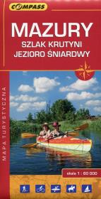 Opakowanie Mazury Szlak Krutyni Jezioro Śniardwy Mapa turystyczna 1:60 000