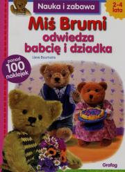 Miś Brumi odwiedza babcię i dziadka. Autor: Boumans Lieve. Dadada.pl Okładka książki Miś Brumi odwiedza babcię i dziadka