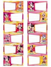Opakowanie Naklejki na zeszyt Minnie 25szt