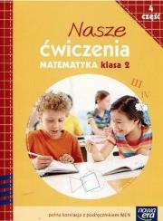 Okładka książki Nasze Ćwiczenia kl 2 cz 4 Nauczanie zintegrowane Matematyka 