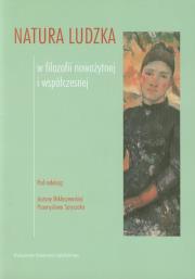 Okładka książki Natura ludzka w filozofii nowożytnej i współcz.