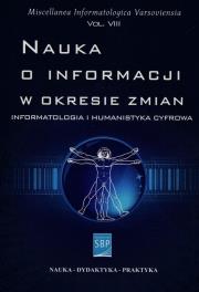 Opakowanie Nauka o informacji w okresie zmian