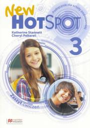 New Hot 3 Zeszyt ćwiczeń. Autor: Katherine Stannett, Pelteret Cheryl. Dadada.pl Okładka książki New Hot 3 Zeszyt ćwiczeń