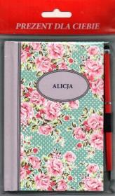 Opakowanie Notes Imienny  Alicja