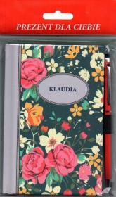Opakowanie Notes Imienny  Klaudia