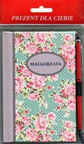 Opakowanie Notes imienny Małgorzata