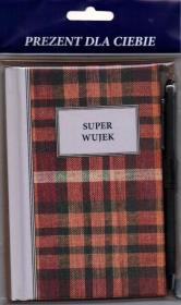Opakowanie Notes imienny Super Wujek