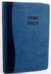 Okładka książki Nowa Biblia Gdańska - oprawa ekoskóra granat