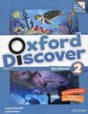 Oxford Discover 2 Workbook with Online Practice. Autor: Lesley Koustaff, Susan Rivers. Dadada.pl Okładka książki Oxford Discover 2 Workbook with Online Practice