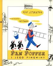 Pan Popper i jego pingwiny. Autor: Atwater Richard, Atwater Florence. Dadada.pl Okładka książki Pan Popper i jego pingwiny