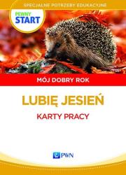 Pewny start. Mój dobry rok. Lubie jesień. Karty pracy. Autor: Aneta Pliwka, Katarzyna Radzka, Barbara Szostak. Dadada.pl Okładka książki Pewny start. Mój dobry rok. Lubie jesień. Karty pracy