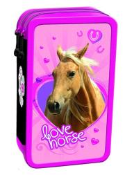 Opakowanie Piórnik podwójny z wyposażeniem. My Little Friend Koń 2016