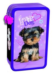 Opakowanie Piórnik podwójny z wyposażeniem. My Little Friend Pies 2016