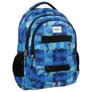 Opakowanie Plecak młodzieżowy 18 A 37 niebieska krata