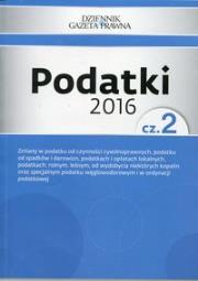 Opakowanie Podatki 2016 Część 2