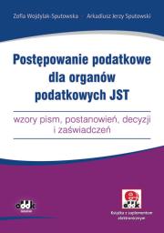 Okładka książki Postępowanie podatkowe dla organów podatkowych JST