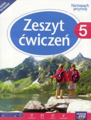 Przyroda SP 5 Na tropach przyrody ćw. (z kodem) NE. Autor: Grajkowski Wojciech, Braun Marcin, Więckowski Marek. Dadada.pl Okładka książki Przyroda SP 5 Na tropach przyrody ćw. (z kodem) NE