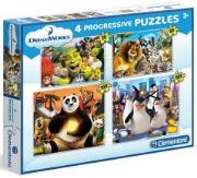Opakowanie Puzzle 20+60+100+180 DreamWorks