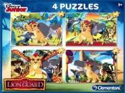 Opakowanie Puzzle 2x20+2x60 Król Lew - Lwia Straż