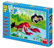 Puzzle 48 Krecik i rak szyją spodnie DINO. Wydawca: Dino Toys. Dadada.pl Opakowanie Puzzle 48 Krecik i rak szyją spodnie DINO