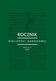 Rocznik Biblioteki Narodowej. Wydawca: Biblioteka Narodowa. Dadada.pl Opakowanie Rocznik Biblioteki Narodowej