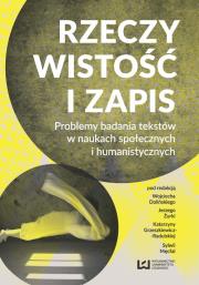 Rzeczywistość i zapis. Autor: Sylwia Męcfal, Doliński Wojciech, Jerzy Żurko. Dadada.pl Okładka książki Rzeczywistość i zapis